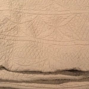 Cotton king sized quilt